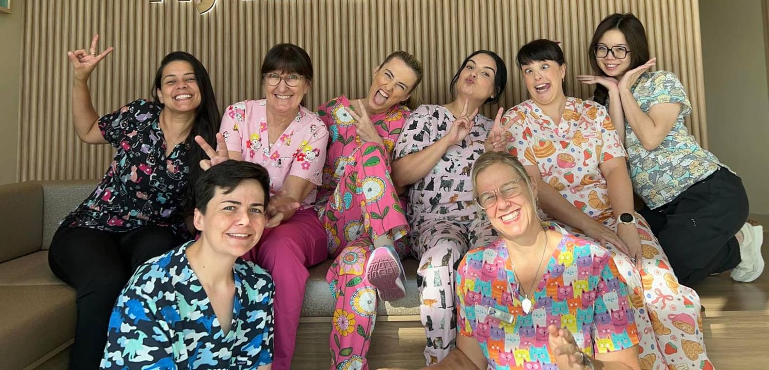 The My Kind of Vet team at the Ormeau clinic, Gold Coast
